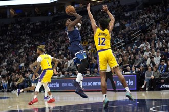 NBA》詹皇连两场因伤缺阵 湖人守不住爱德华兹不敌灰狼