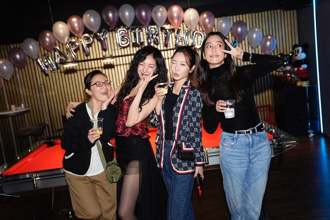 楊謹華47歲生日派對辣穿三角小褲 薄紗透長腿太性感