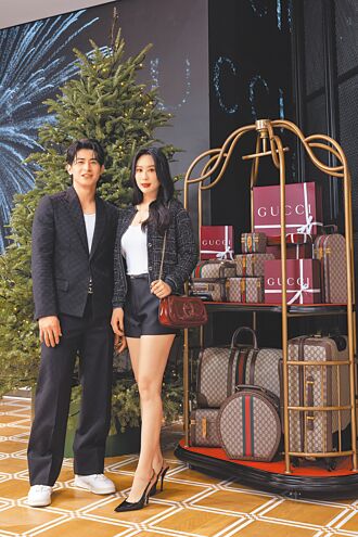 陳傑憲攜妻逛GUCCI