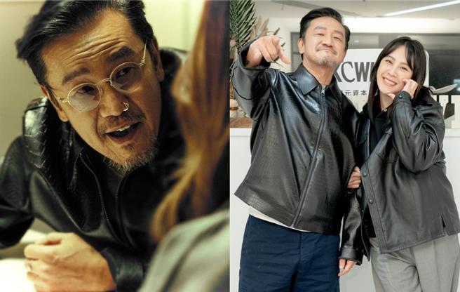 陈为民（左）久未露面，这次为了黄小柔（右图右）义气相挺。（经纪人提供）