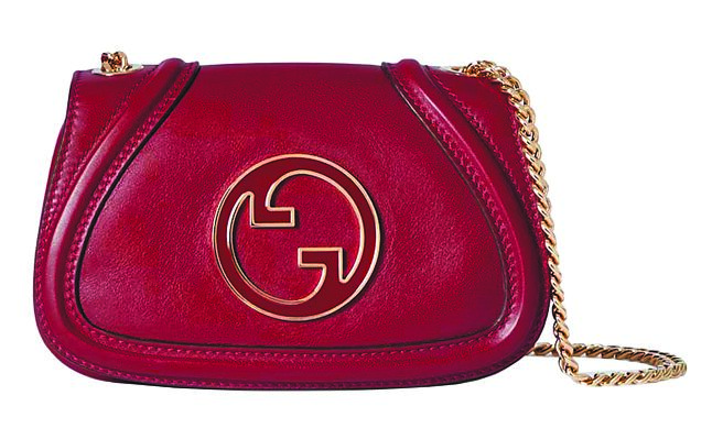 GUCCI Mini Blondie炼条包，9万4500元。（GUCCI提供）