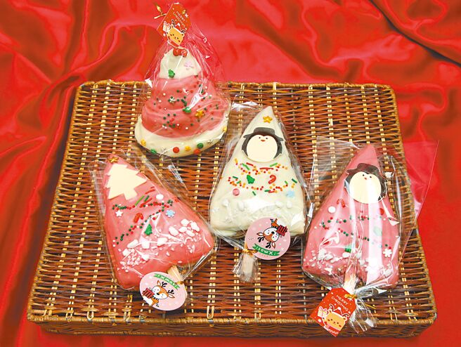 東區星級傳奇烘焙「神旺普諾麵包坊」推出15款耶誕限定烘焙瞄準耶誕商機。（王英豪攝）