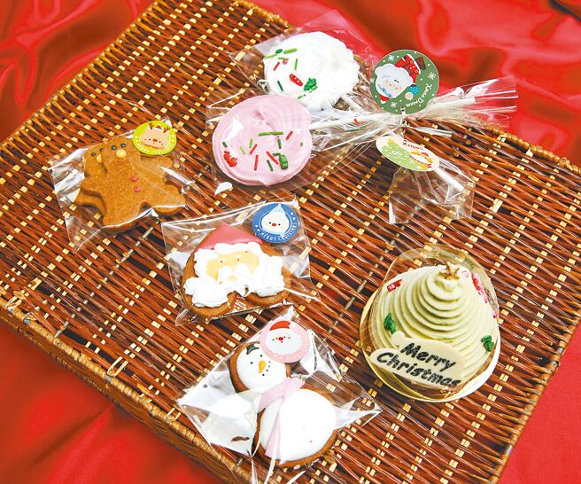 東區星級傳奇烘焙「神旺普諾麵包坊」推出15款耶誕限定烘焙瞄準耶誕商機。（王英豪攝）