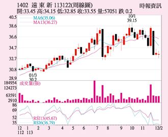 遠東新 中長買盤低接