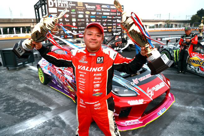 中村直树勇夺2024 D1 GP 台南府城国际飘移巅峰挑战赛第2站冠军。（大会提供）