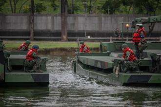 陸軍工兵53群浮橋架設 支援作戰使命必達
