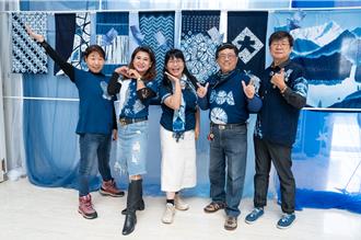 志工表揚授證典禮 台中葫蘆墩志工藍染圖騰上衣吸睛