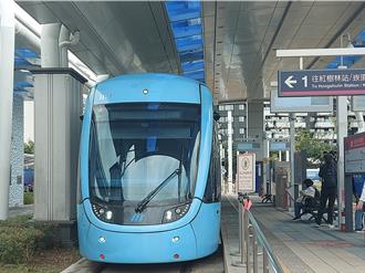 淡海輕軌淡金北新站至新市一路站  今起提速至60公里
