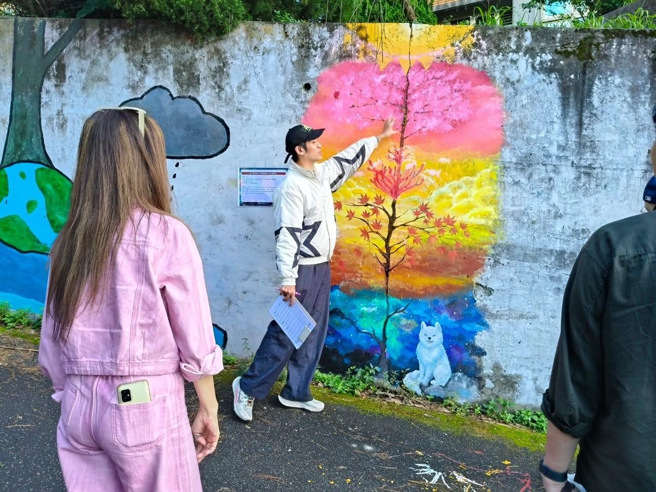 「最佳創意設計賞」作品《呀裂呀裂》。(照片/文化大學提供)