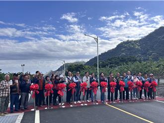 台東愛國蒲聯外道路今通車 不受落石威脅 打造安全回家路