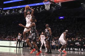 NBA》7人得分上雙 騎士擊潰籃網繼續穩居聯盟龍頭寶座