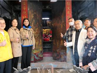 雲林鎮安宮彩繪毀損嚴重 國寶級匠師作品受潮快消失