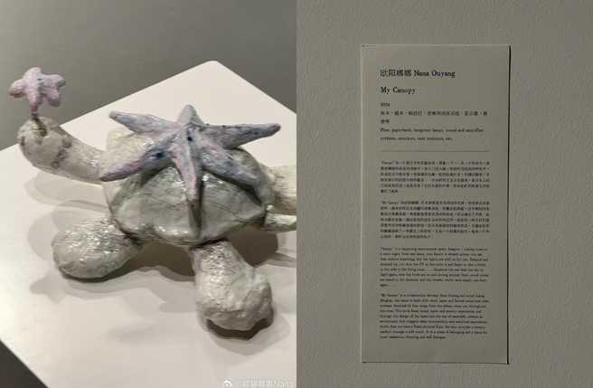 欧阳娜娜作品曝光。（图／翻摄自欧阳娜娜Nana微博）