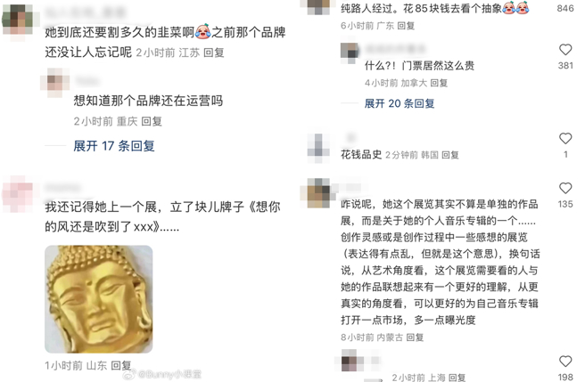 网友讨论欧阳娜娜开展。（图／翻摄自小红书）