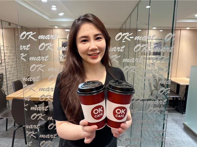 OKmart App推大杯莊園美式等品項可用低點數加少量現金換購。（OKmart提供／朱世凱台北傳真）