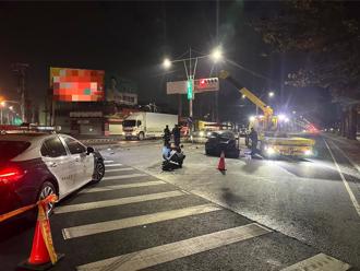 又見喪屍菸彈毒駕！高雄毒蟲拒檢竄逃猛撞警車   3警受輕傷