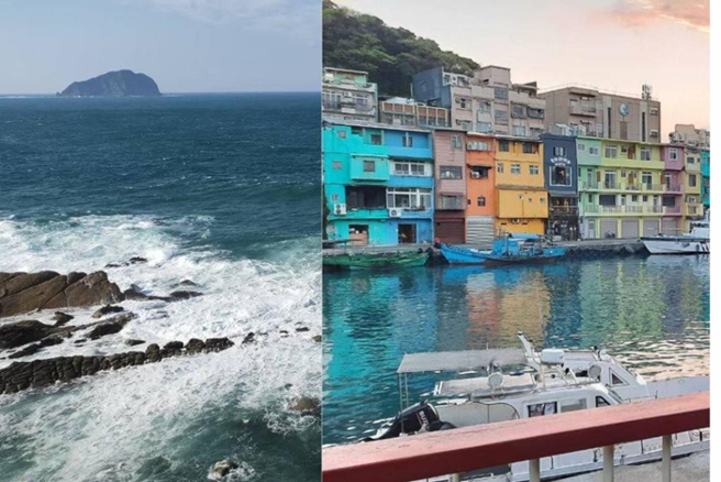 正滨渔港与潮境公园的海岸步道景色优美。(图片来源/基隆市环境保护局提供)