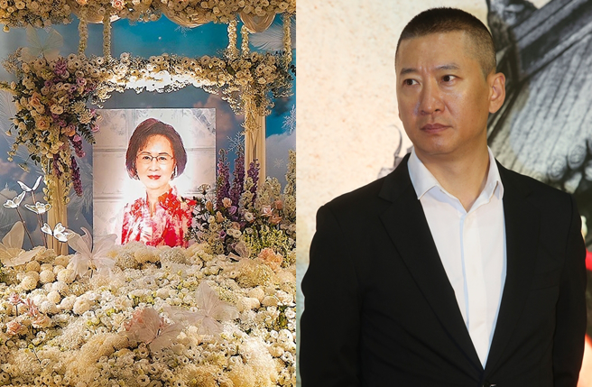 周杰呼吁营销号不要再消费琼瑶，右图为周杰2017年曾来台演出北京法源寺舞台剧。（图／中时资料照）