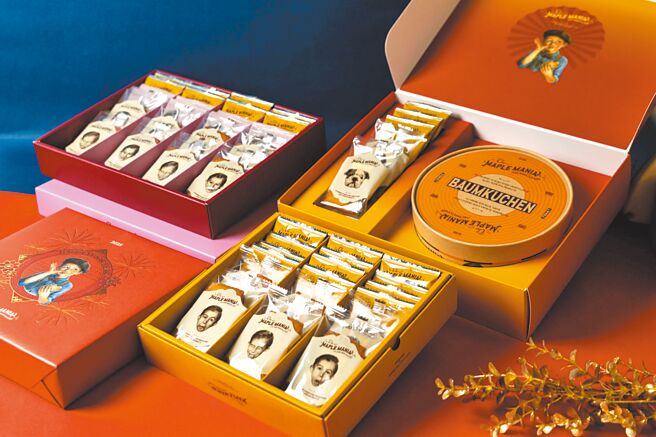 「The MAPLE MANIA枫糖男孩」2025蛇年新春礼盒台湾限定限量推出18入及24入两款礼盒。（The MAPLE MANIA枫糖男孩提供）