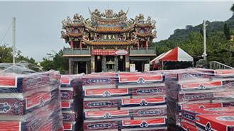 媽祖信眾歲末送暖 阿蓮天聖宮籲捐款給無國界醫生