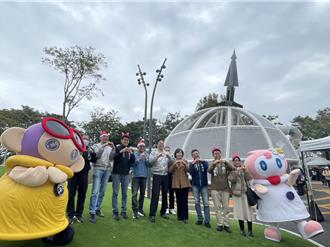 桃園龍潭運動公園共融式遊戲場、長廊候車亭今啟用