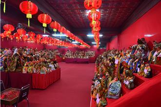 彰化伸港福安宮浴火重生 千座神尊鑑醮安座 王惠美贈匾祝賀