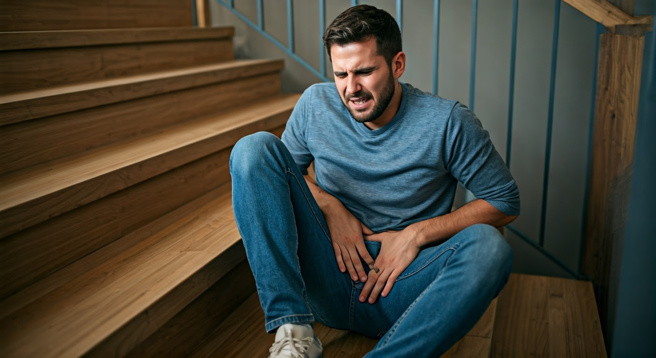 美國一名男子因為跌倒，事後生殖器疼痛，看醫生竟發現陰莖鈣化。（示意圖、與本案無關／AI生成）