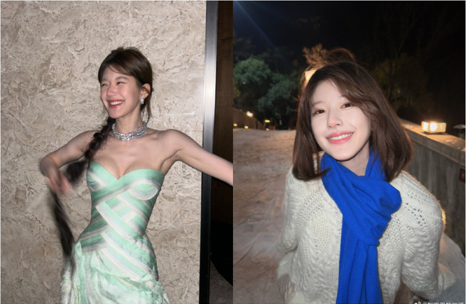 赵露思过去甜妹形象深植人心，有「甜宠专业户」封号。（图／翻摄自赵露思 微博）