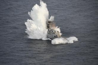 法國核潛艦首度實彈射擊F21重型魚雷 成功擊沉靶艦