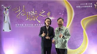 新北高工技職之光雙響炮 2人同獲證照達人殊榮