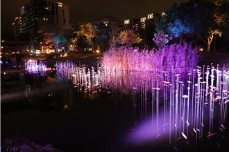 東興圳光藝節開幕 點亮水岸到明年2／16