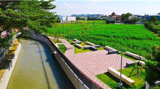 彰化福馬圳幹線改善工程獲金質獎 蔡昇甫南下嘉勉基層員工