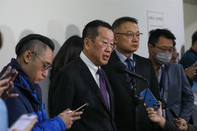 国防部长顾立雄强调，国军有决心、能力与实力强化自我防卫能力，吓阻中共冒进作为。（记者林睿奕摄）