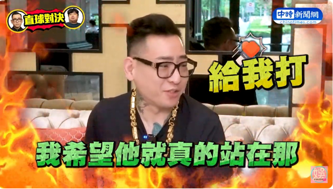 网红「蹦板」吕育铨积极练拳备战中。（图／摄自YT@中时新闻网）