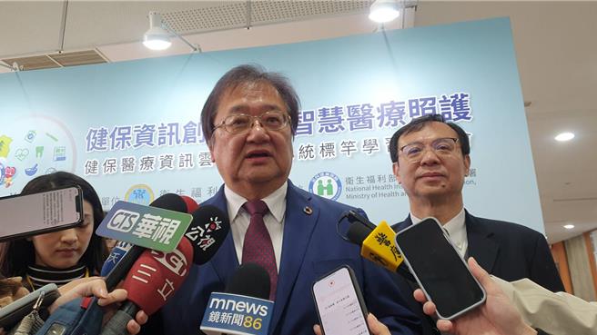 衛福部長邱泰源。（林周義攝）