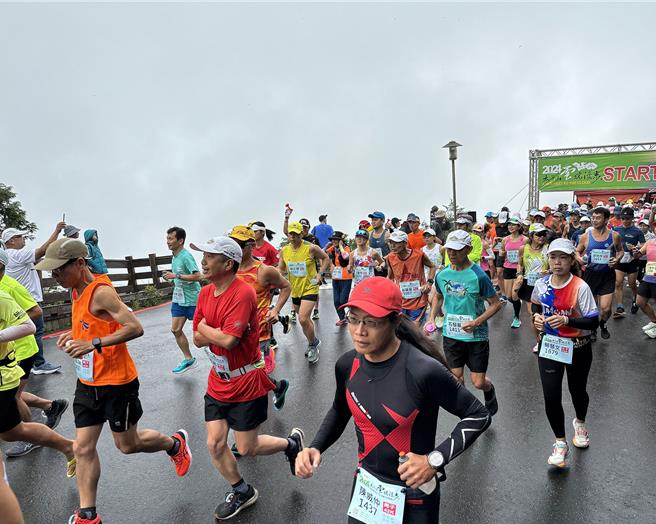 明年在太平山将办理2场体育赛事，图为2024太平山云端漫步照片。（林保署宜兰分署提供）