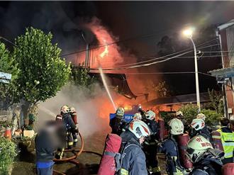 樹林鐵皮屋火警！無人傷亡 環保局提醒鄰近民眾注意空汙