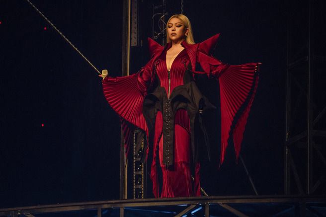 張惠妹大巨蛋演唱會21首場登場。（聲動娛樂提供）