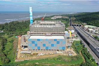 竹縣焚化爐26日試燒倒數 預計日燒500噸垃圾