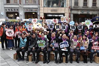 最高檢舉辦反詐、反賄選宣導  總長邢泰釗首度走入人群