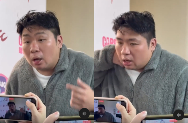 统神遭黑衣人围殴后回应，表示会提告。（图／Threads@eason_321go授权）