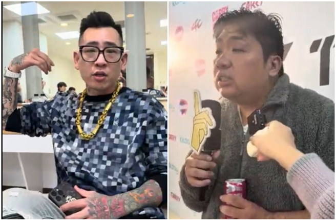 对于统神的不满以及50万的约定，蹦板也平淡回应。（陈慧玲摄、何祥瑀摄）