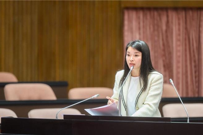 国民党立委张嘉郡。（张嘉郡办公室提供）