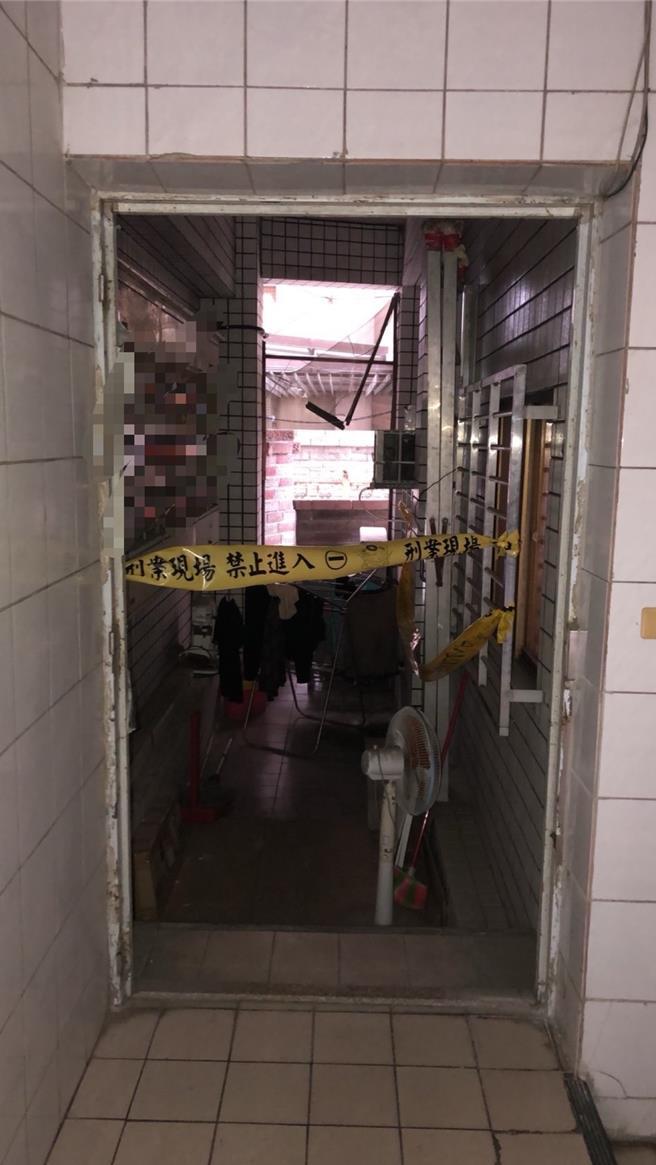 八里案发现场。（芦洲警分局提供）