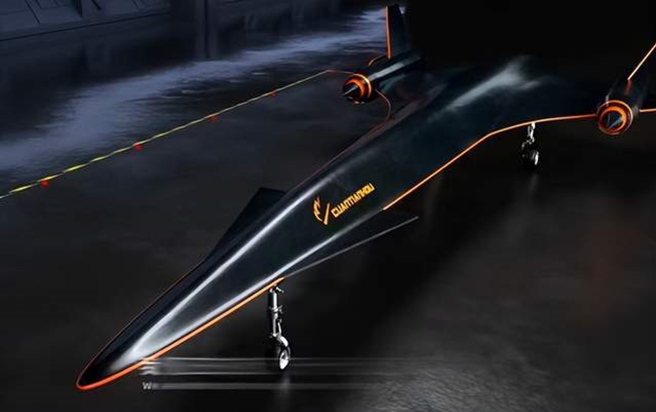 因外形酷似美国的黑鸟高空侦察机，云行超音速飞机也被称为中国版黑鸟。（图／观察者网）