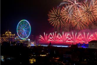 義大世界999秒煙火秀跨年夜登場 周邊道路祭3階段交管