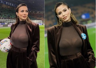 義大利超辣主播報足球賽　透視裝上陣！觀眾直呼「超兇」