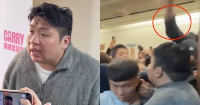 赛后遭到黑衣人攻击，「蹦蛙工作室」发表声明，表示张家航与安安已于事发后完成笔录及验伤。（图／Threads／@eason_321go、翻摄Dcard）