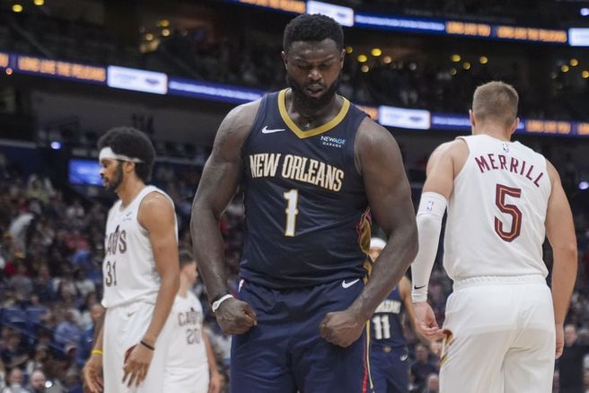 鵜鶘前鋒錫安威廉森。（美聯社資料照）