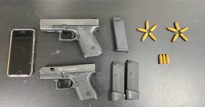 台中市西屯区1间土地公庙8月间惊传枪击案，警方查扣的枪弹。（资料照／冯惠宜台中传真）